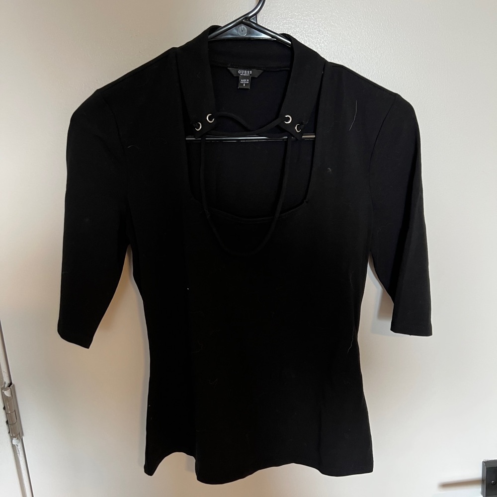 Guess tie up shirt